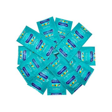 Préservatifs Aromatisés et Colorés Tropical