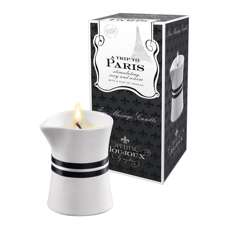Bougie de Massage Petits Joujoux Voyage à Paris