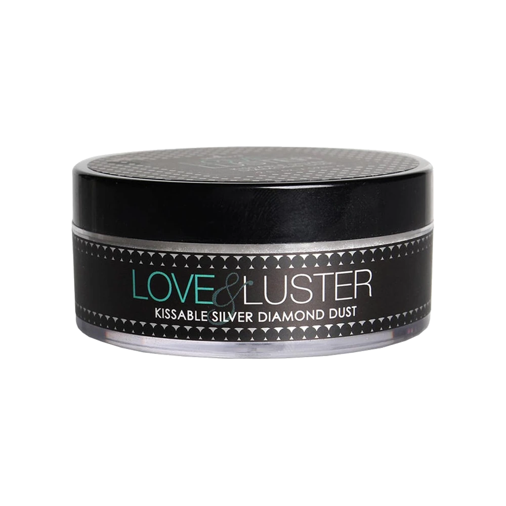 Poudre corporelle scintillante et comestible