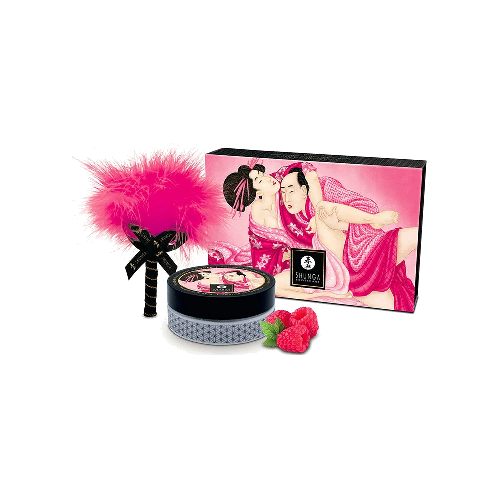 Poudre de Massage Comestible à la Framboise
