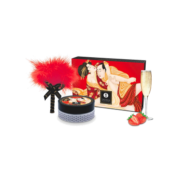 Poudre de Massage Shunga Fraise Pétillante