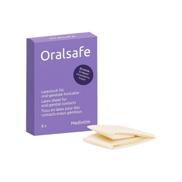 Préservatifs buccaux Oralsafe goût fraise