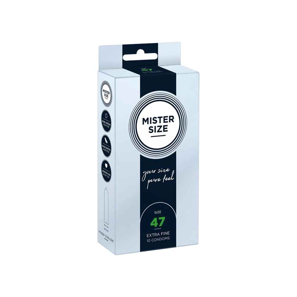Préservatifs taille 47 mm (10 pièces)