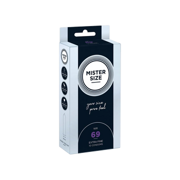 Préservatifs ajustés extra larges 69 mm