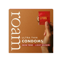 ROAM Preservativi Skin Tone Marrone Chiaro (12 pezzi)