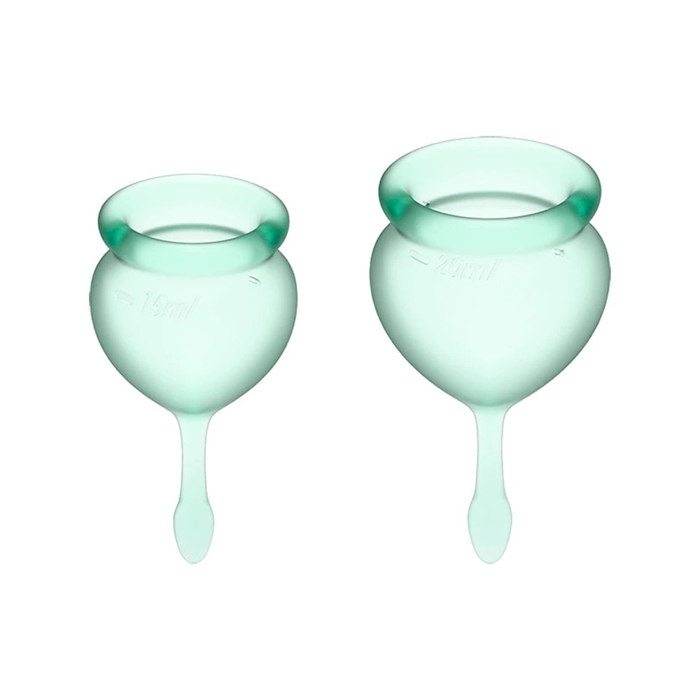 Set de 2 coupes menstruelles en silicone