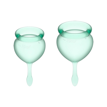 Set de 2 coupes menstruelles en silicone