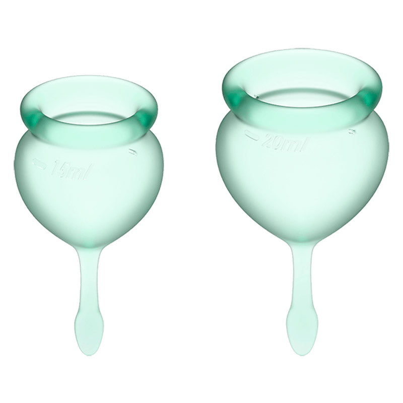 Set de 2 coupes menstruelles en silicone