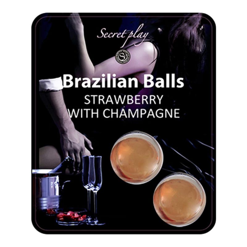 Boules de Massage Fondantes Fraise & Champagne