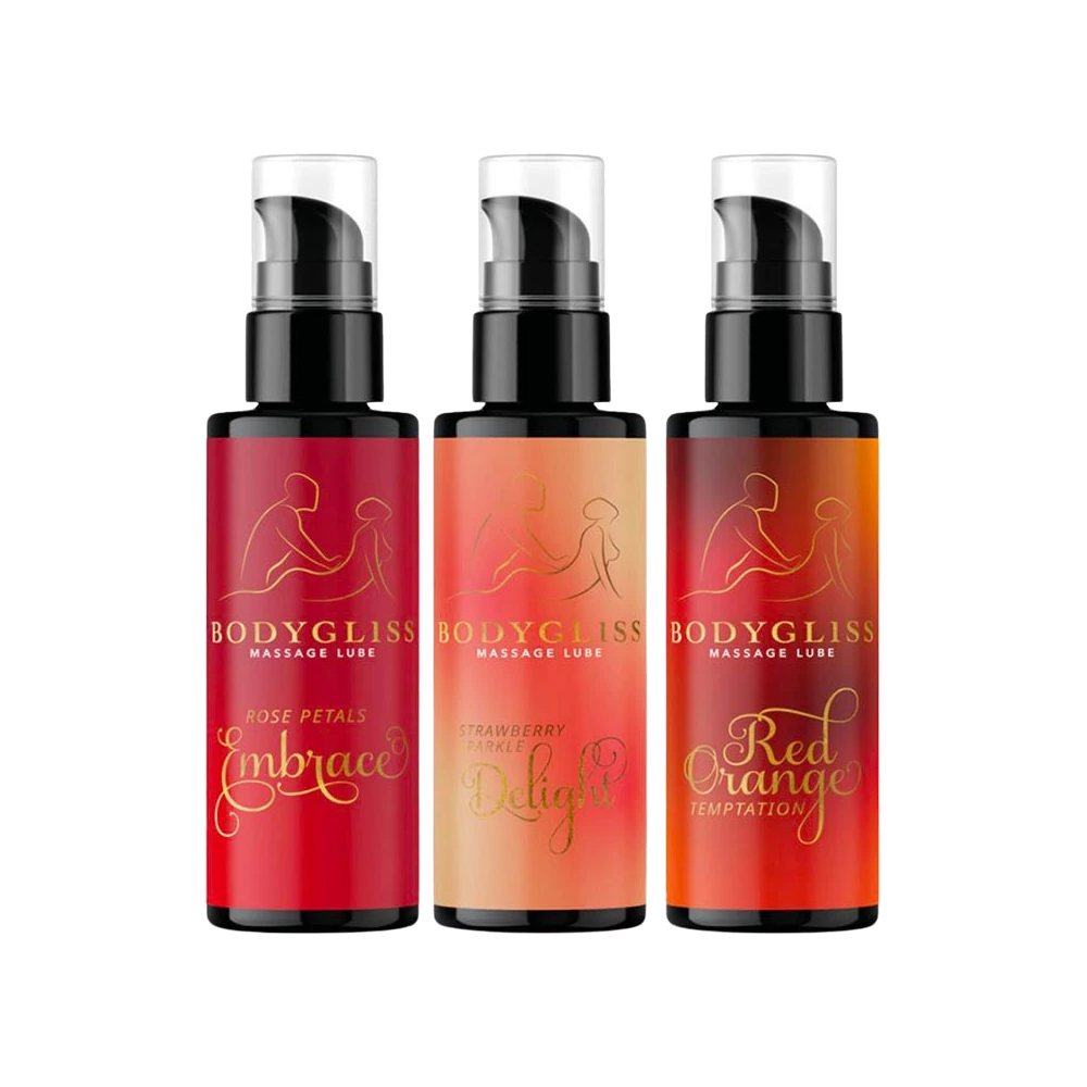 Trio d'Huiles de Massage & Lubrifiants Bodygliss