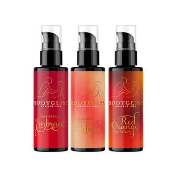 Trio d'Huiles de Massage & Lubrifiants Bodygliss