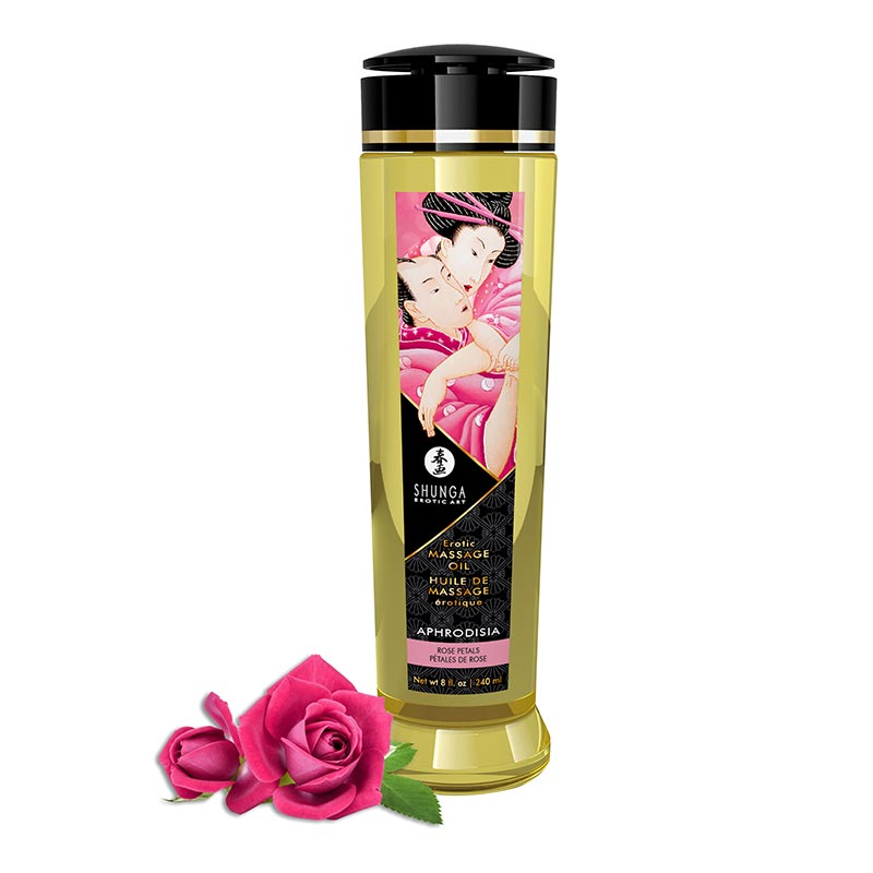 Huile de Massage Aphrodisia Pétales de Rose