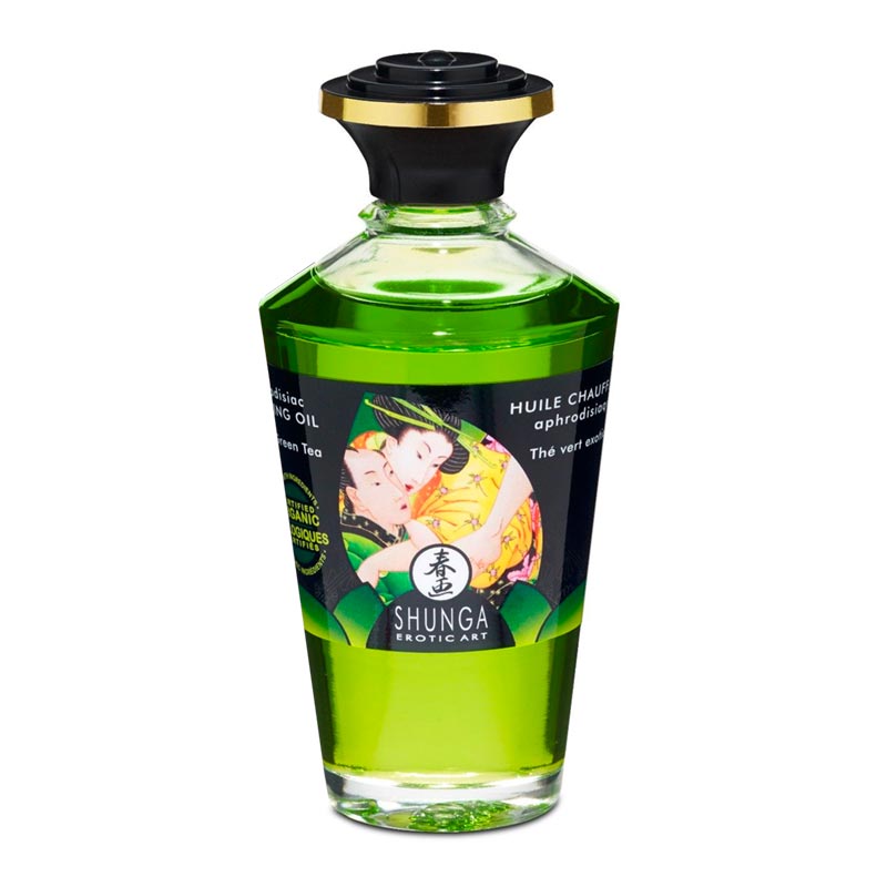 Huile de Massage Chauffante Bio Shunga