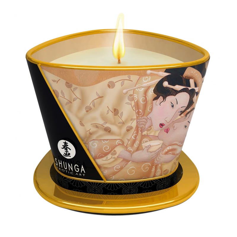 Bougie de Massage Shunga à la Vanille
