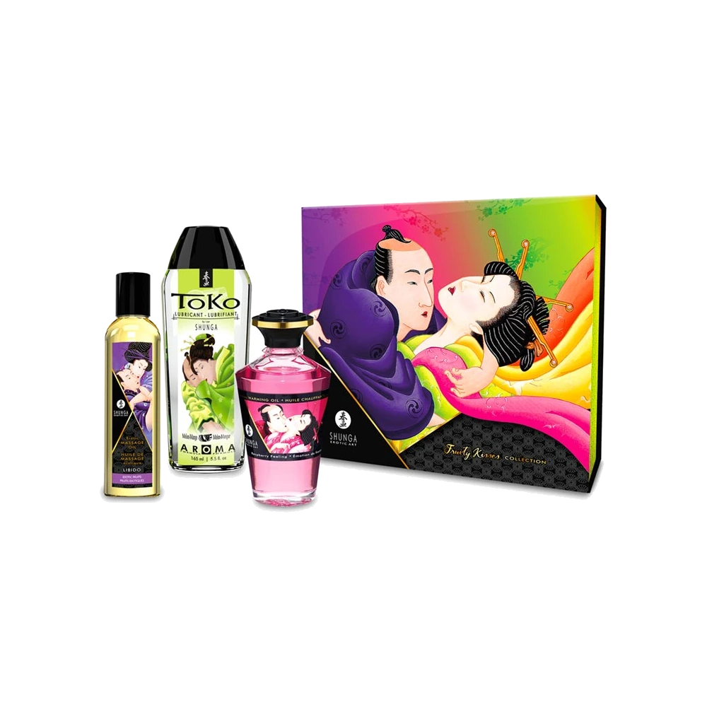 Coffret Massage Shunga Baisers Fruités