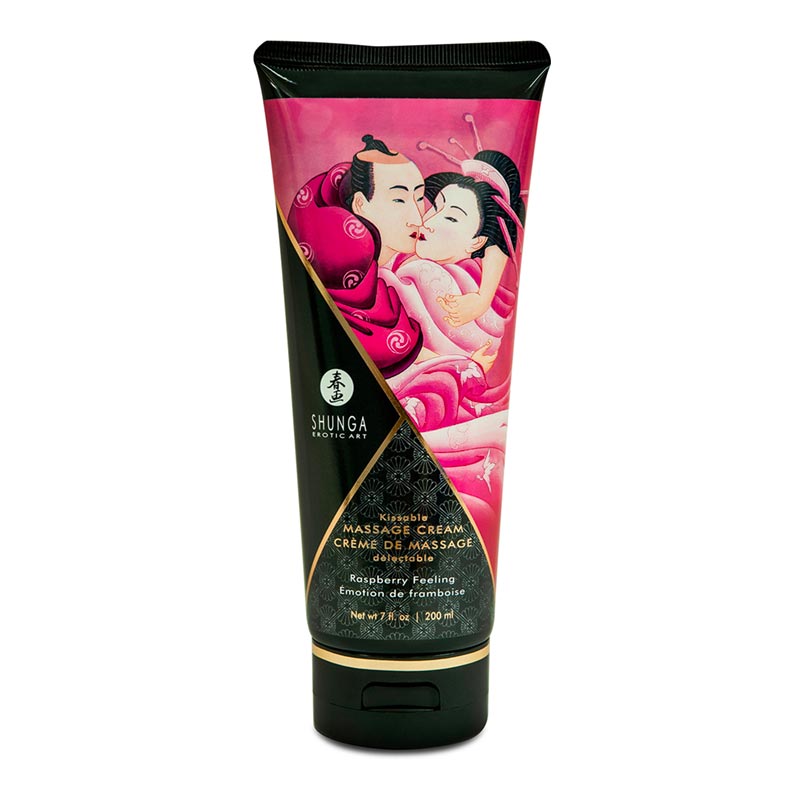 Crème de Massage Comestible Framboise