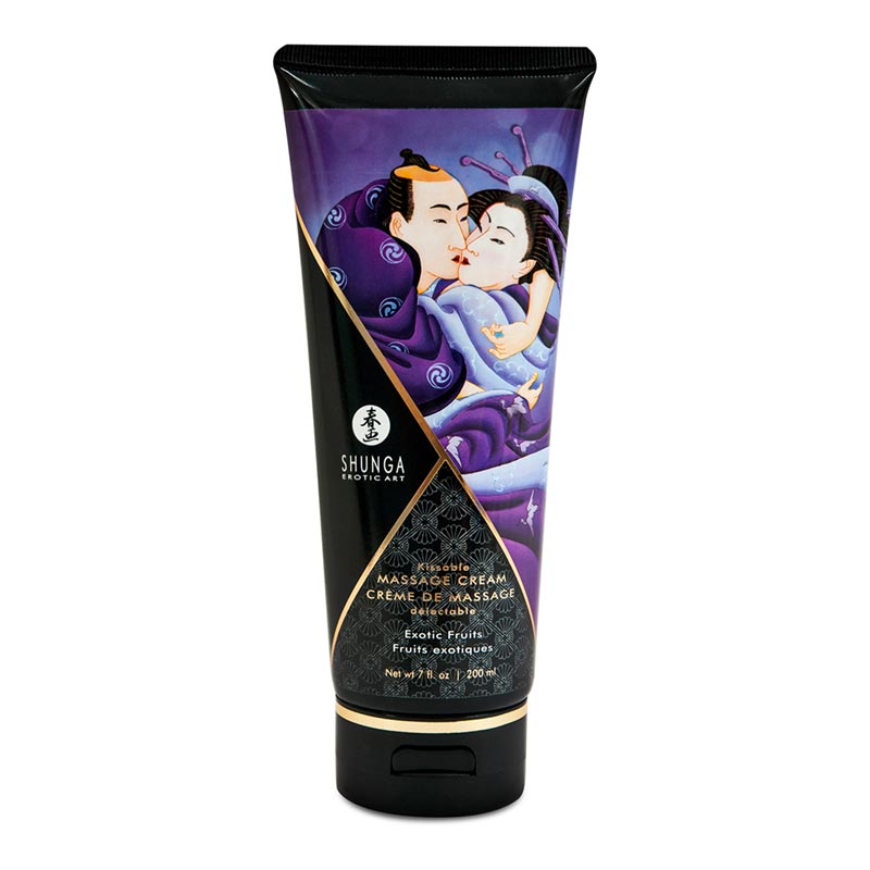 Crème de Massage Comestible Shunga Fruits Exotiques