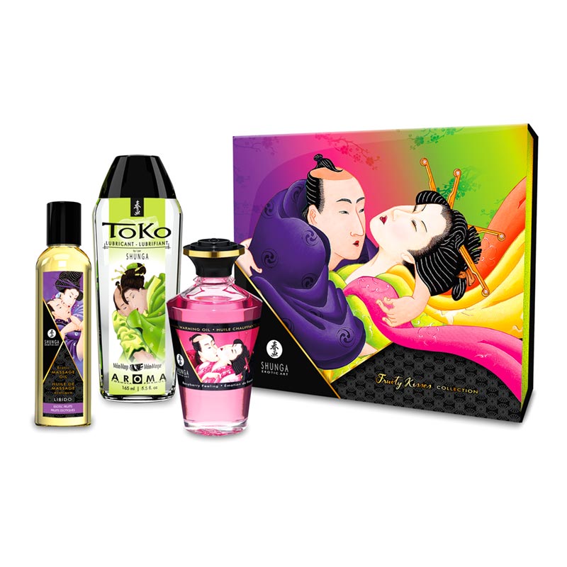 Coffret Massage Shunga Baisers Fruités