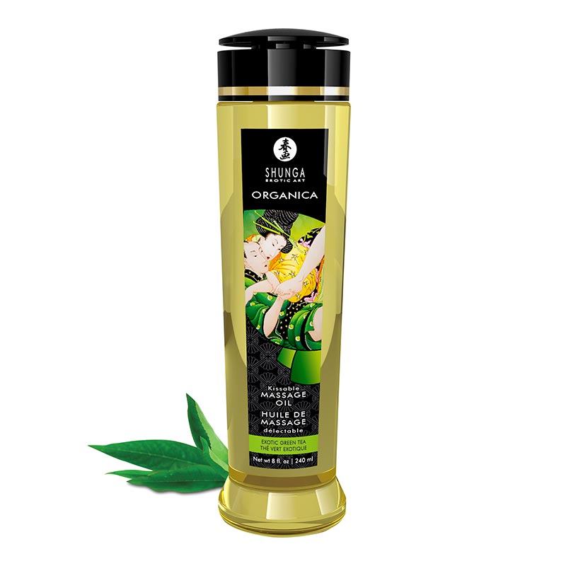 Huile de Massage Bio au Thé Vert