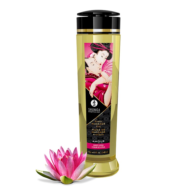 Huile de Massage Amour Cœur de Lotus