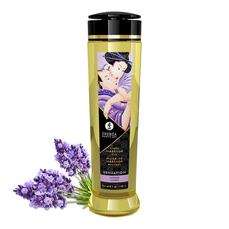 Huile de Massage Shunga Sensation Lavande