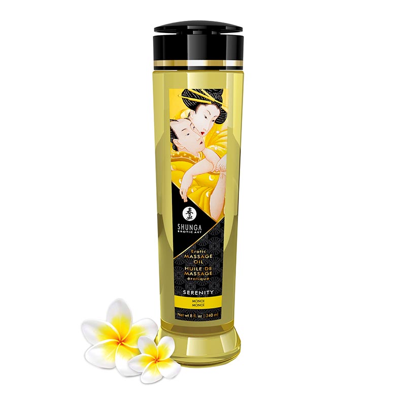 Huile de massage naturelle au Monoï