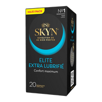 SKYN Préservatifs Elite Extra-Lubrifiés Sans Latex