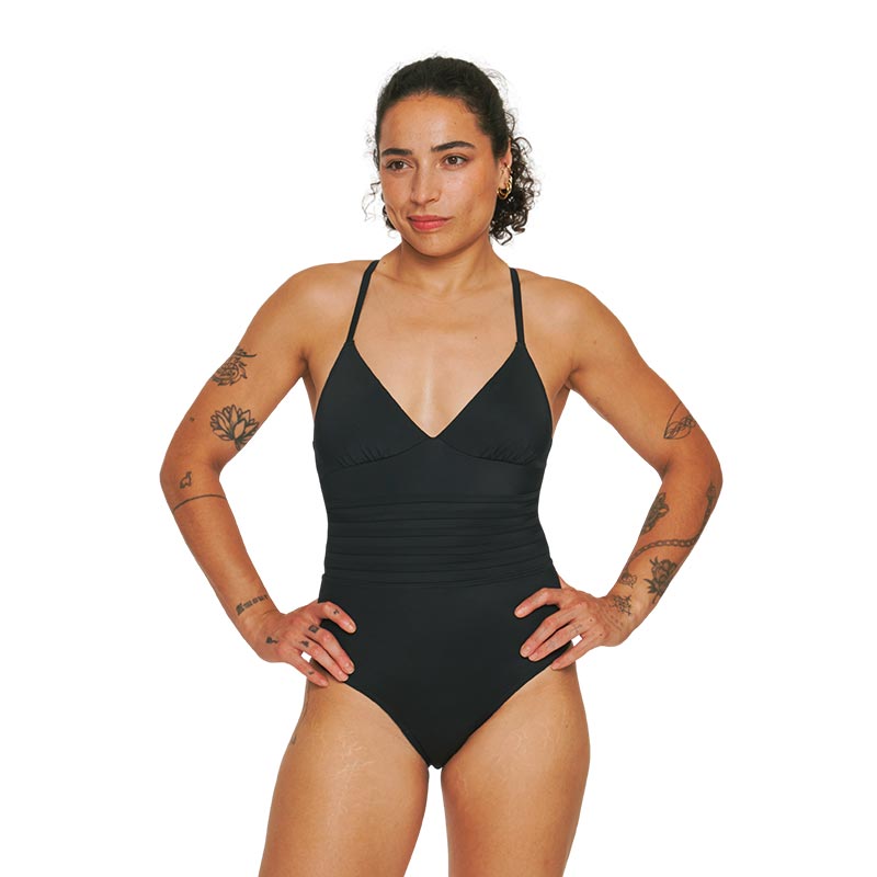 Maillot de bain menstruel Néréides Noir