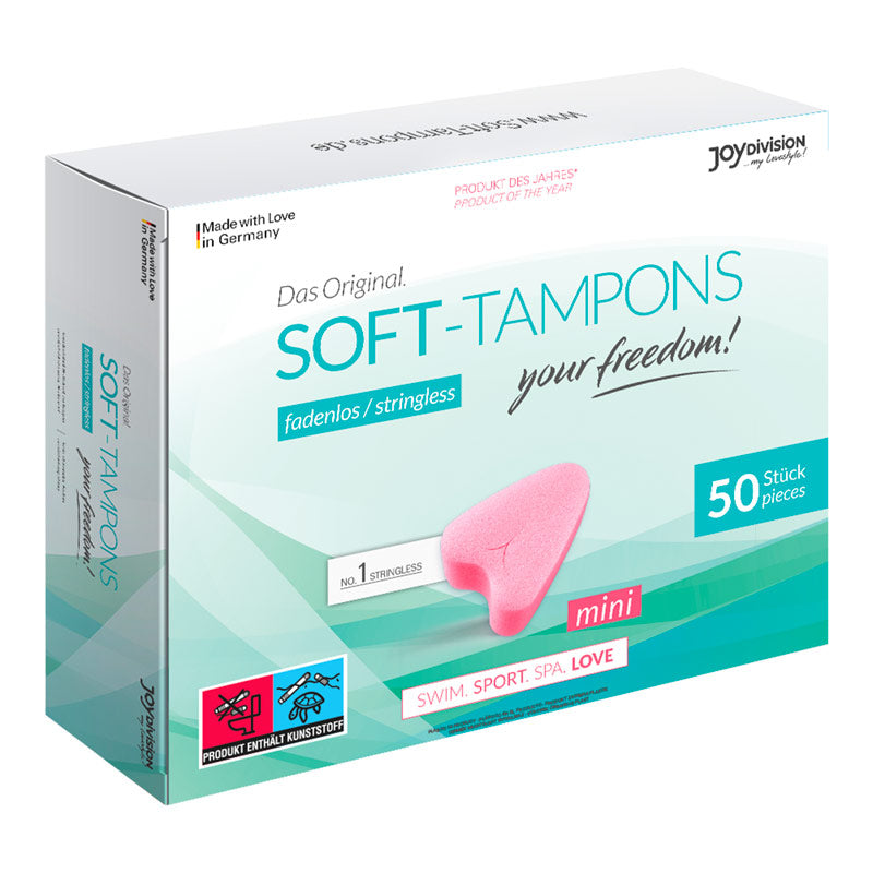 JOYDIVISION Soft Hygienic Tampons without String