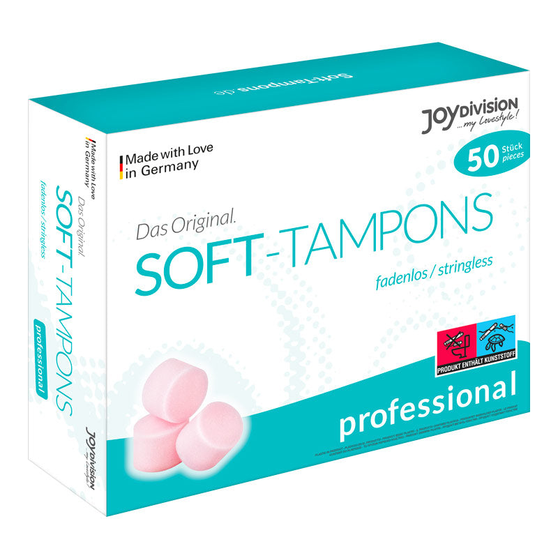 Tampons souples sans cordon (50 pièces)