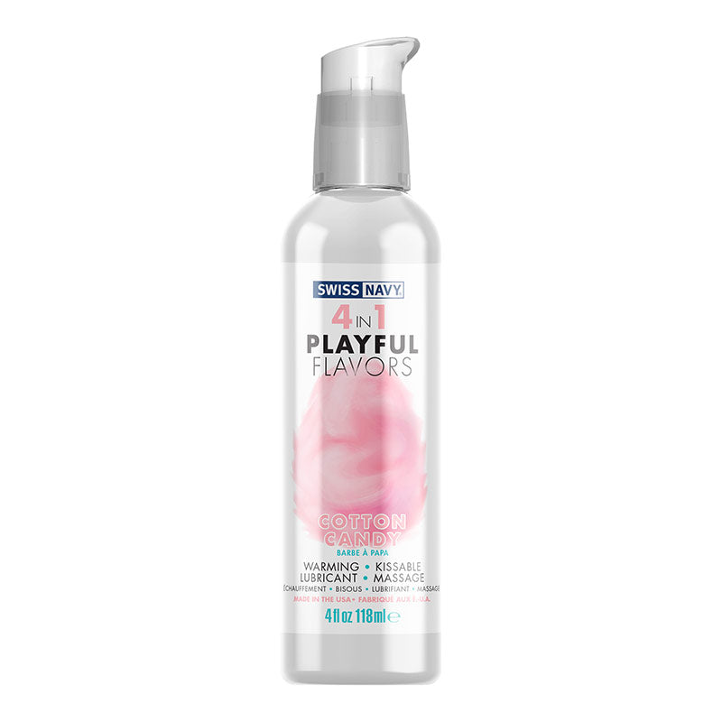 Gel de massage chauffant saveur Barbe à papa