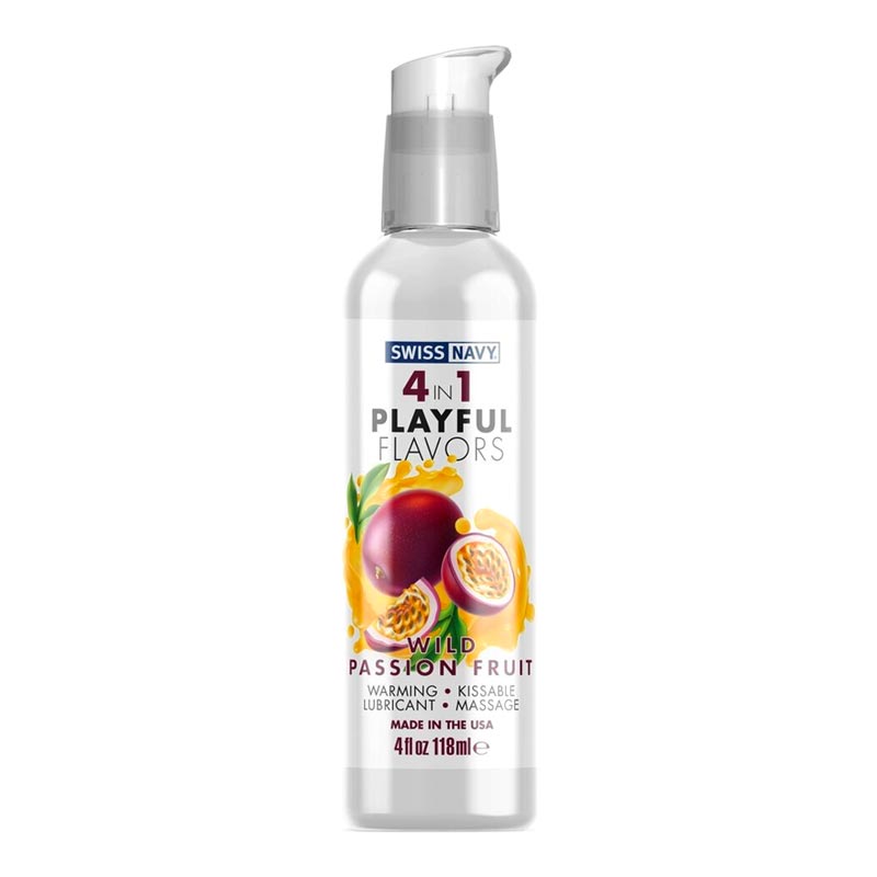 Lubrifiant 4-en-1 saveur Fruit de la Passion
