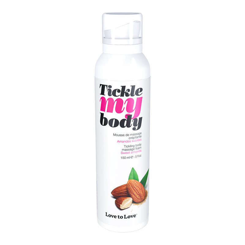 Mousse de massage crépitante aux amandes