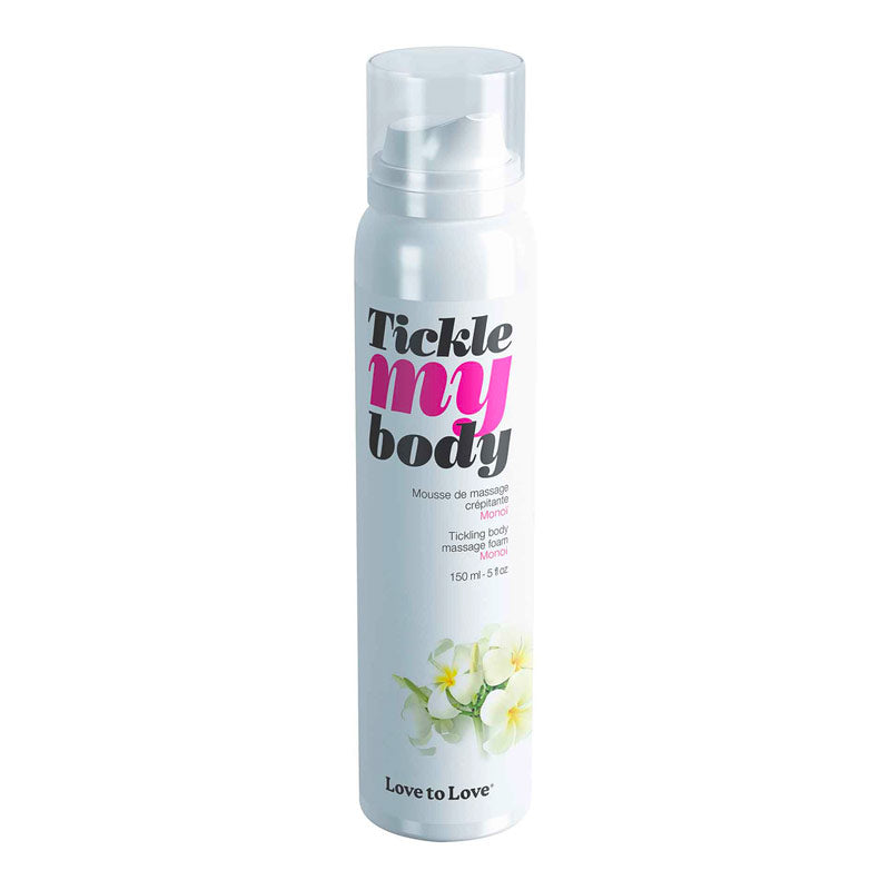 Mousse de massage crépitante au monoï