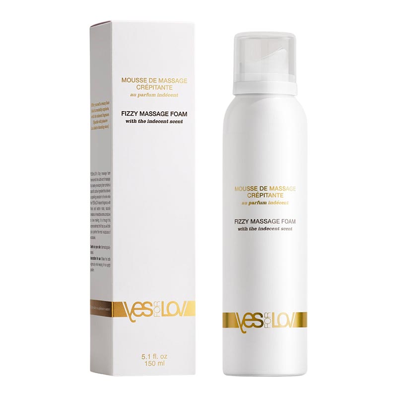 Mousse de massage crépitante parfumée